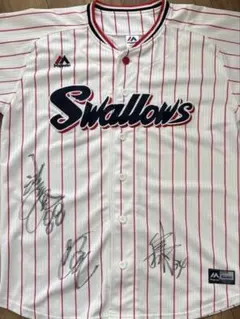 2021年優勝ワッペン付】ヤクルトスワローズ オスナ ユニフォーム XL