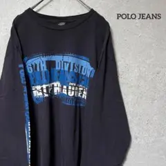 POLO JEANS ポロ ジーンズ 長袖 ロンＴ プリントシャツ Mのサムネイル