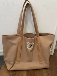 オールドテディ　ワッペントートバッグ　L/OTE-223025