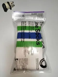 ファミリーマート コンビニエンスウェア ラインソックス25-28cm新品未開封品
