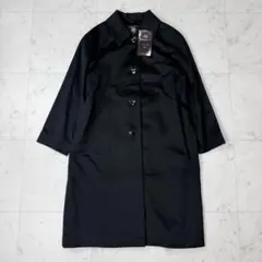新品 未使用 カシミヤ100% ステンカラーコート ブラック サイズ7号