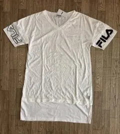 FILA 半袖 Tシャツ ホワイト Lサイズ メッシュレイヤードのサムネイル
