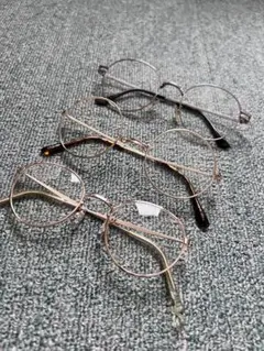 伊達メガネ レディース 3点セット