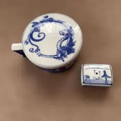 書道用具　墨池　水差し　2点セット