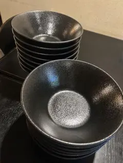 黒結晶 丼 鉢 14個セット 和食器 黒結晶 丼 鉢 14個セット 和食器 - メルカリ