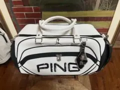 ネームホルダー付☆PINGボストンバック（新品）未使用品 2026年最新】PING アイテム：ボストンバッグ ゴルフバッグ・キャディ