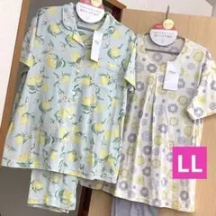 ワコール　婦人パジャマ　半袖長ズボン　綿100% 2枚組　LLサイズのサムネイル