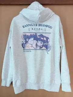 【未使用タグ付】らんま1/2 シャンプー刺繍＆大判プリント パーカー Mサイズ