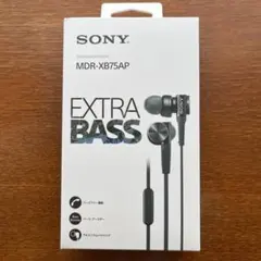 Sony 有線イヤホン MDR-XB75AP ブラック
