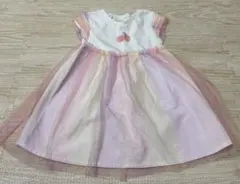 アカチャンホンポ　ワンピース　チュールワンピース　95cm ベビー　女の子のサムネイル