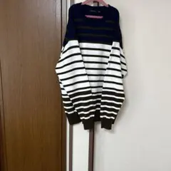 NIKO AND... Mサイズ ボーダーニット