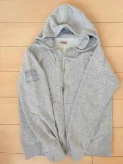 XLARGE グレー フルジップパーカー M