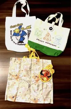 ポケットモンスター　ポケモン　肩掛け　プレミアム　トートバッグ  エコバッグ