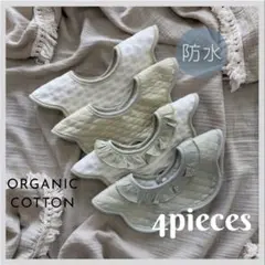 よだれかけベビービブ回転男女兼用つけ襟フリルスタイエプロン３６０度スタイ