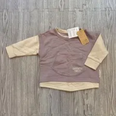 新品未使用 バースデイ cotton USA裏起毛トレーナー 80