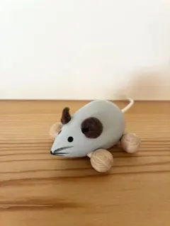 サラアンドベンドリックス 木製 おもちゃ インテリア ねずみ