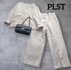 PLST プラステ 洗える セットアップ セレモニー フォーマル キーネック