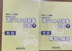 2026年最新】四谷大塚 週テスト 6年 2023の人気アイテム - メルカリ