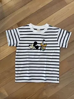 【新品】petit main　ミッキーマウス　半袖Tシャツ