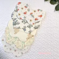 [No.28] ベビースタイよだれかけ可愛いもくもくスタイ5枚セット