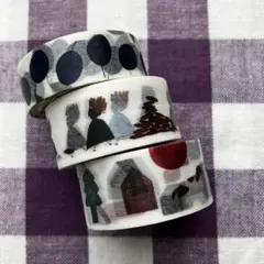 作家 ネクタイさん マスキングテープまとめ売り プルーン つみき パンを運ぶ人