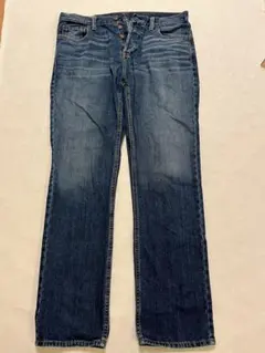 ダークブルーストレートデニム 5ボタン