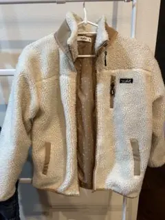 x-girl フリースジャケット 140cm クリーム色　セット