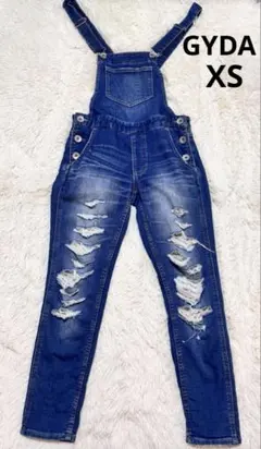 クラッシュオールインワン　オーバーオール　moussy.EMODA.MURUA