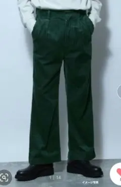 HARE サイドボタン コーデュロイ パンツ