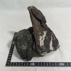 アクアリウム レイアウト石 天然石 2個 約2.1kg 親石 副石 水槽 石組み
