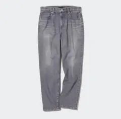 Uniqo ボーイフレンドテーパードジーンズ アンクル丈