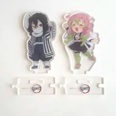 鬼滅の刃　繋がるアクリルスタンド　伊黒小芭内 甘露寺蜜璃