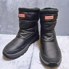 HUNTER ハンター◆スノーブーツ◆黒◆26cm◆インサレイテッド◆防寒◆防滑
