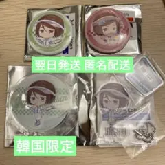 呪術廻戦 韓国 アニメイトカフェ 家入硝子 缶バッジ アクスタ キーリング