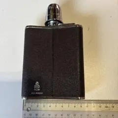 ブラックレザーフラスコ 約15cm x 10cm ウイスキー - メルカリ