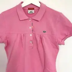 LACOSTE ラコステ 半袖ポロシャツ ピンク 42