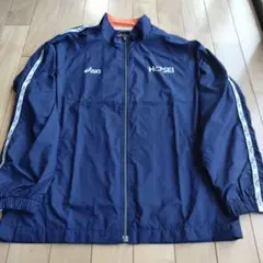 asics HOSEI ジャージ ジャケット ネイビー