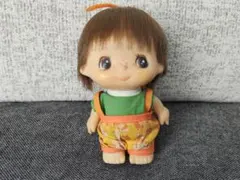 昭和レトロ　セキグチ　そばかすウーピーちゃん　ソフビ人形　ネコサロペット