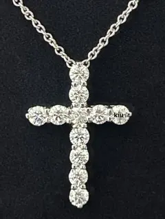 Tiffany & Co. ダイヤモンド クロス ペンダント ネックレス