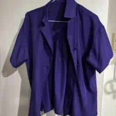 PAGEBOY 紫 チャイナシャツ