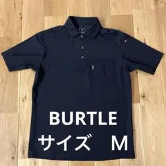 BURTLE ブラック ポロシャツ M