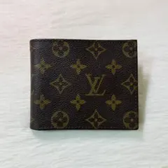 LOUIS VUITTON ルイヴィトン モノグラム 二つ折り 財布 茶色