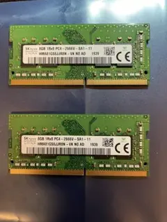 DDR4-SDRAM 16GBx2枚（合計32GB) SK hynix DDR4-SDRAM 16GBx2枚（合計32GB) SK hynix 32GB DDR4 SK メモリ16Gx2枚