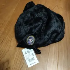 帽子　ベレー帽　ミニー　猫耳　黒