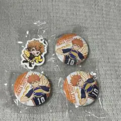 ハイキューくら寿司コラボ　びっくらポン　 めじるしチャーム　缶バッジ　日向翔陽