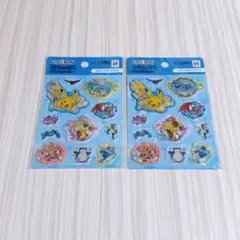 ポケモン 韓国限定 ウォーターシール カプセルシール 2枚セット