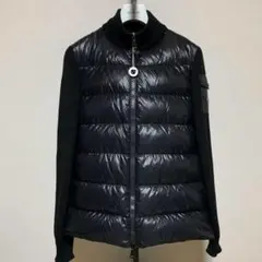 鑑定済★ モンクレール　ダウンカーディガン　ブラック　L 国内正規品4P108のサムネイル