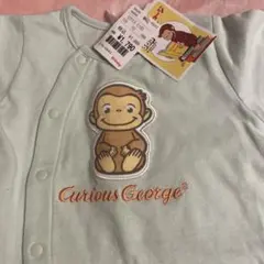 Curious George 半袖ロンパース 50-70cm おさるのジョージ