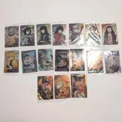 【未開封】鬼滅の刃 キャラクターカード　17枚