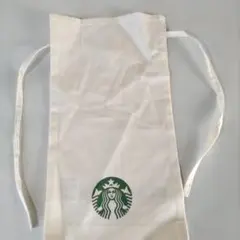 スターバックス starbucks スタバ　ギフト布袋 ホワイト コットン